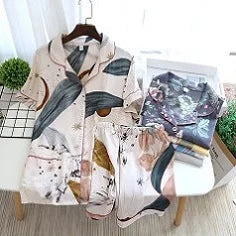 Crepe Cardigan Lounge Set