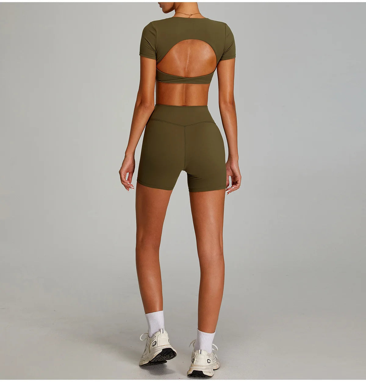 Open Back Crop Top