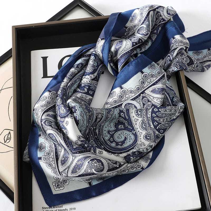 Bohemian Silk Square Scarf