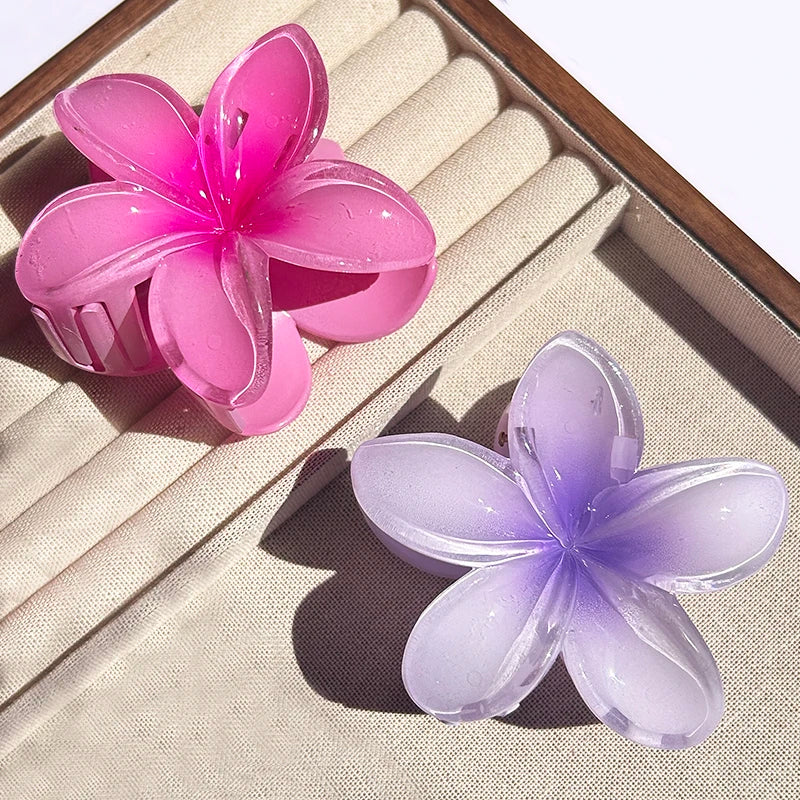 Flower Hair Claw Set