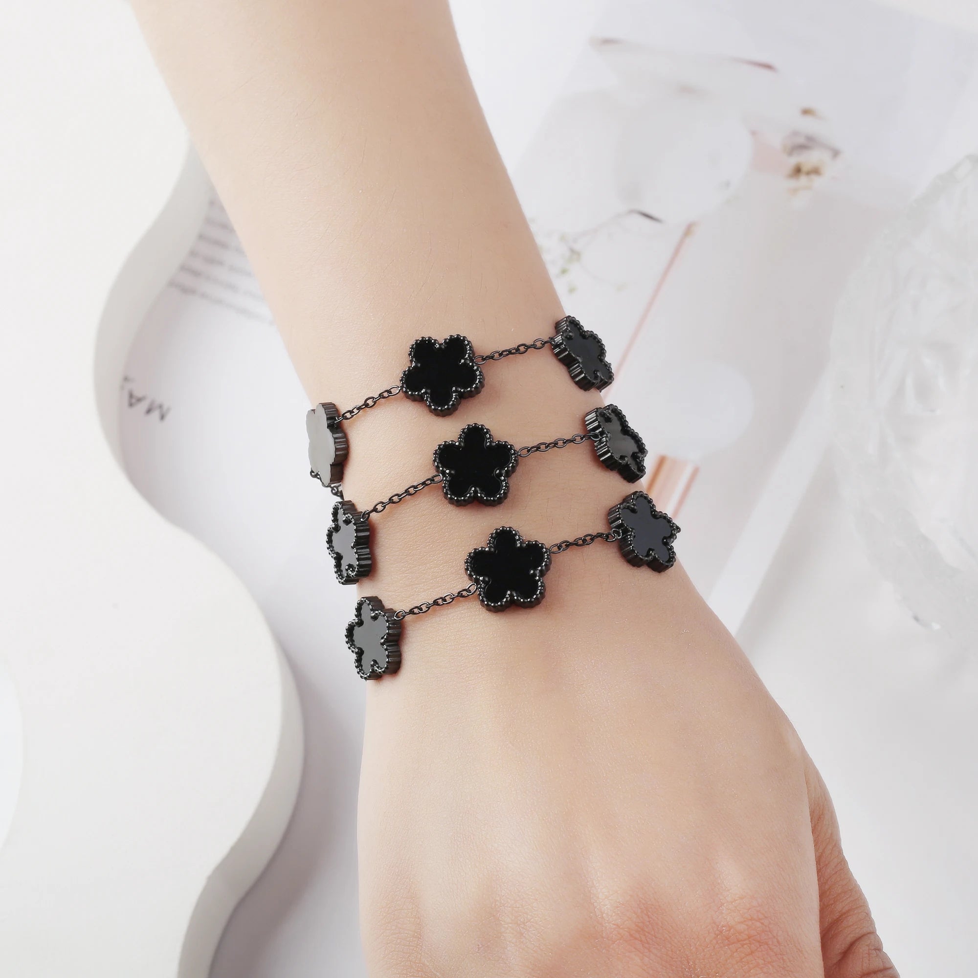 Five Petal Shell Bracelet