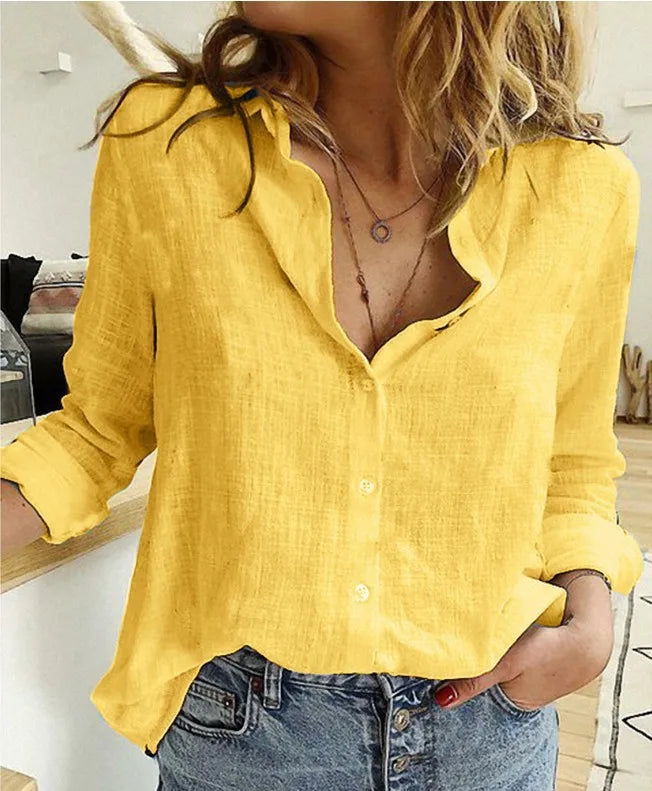 Linen Oversized Blouse