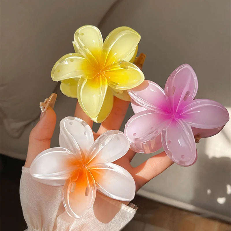 Flower Hair Claw Set