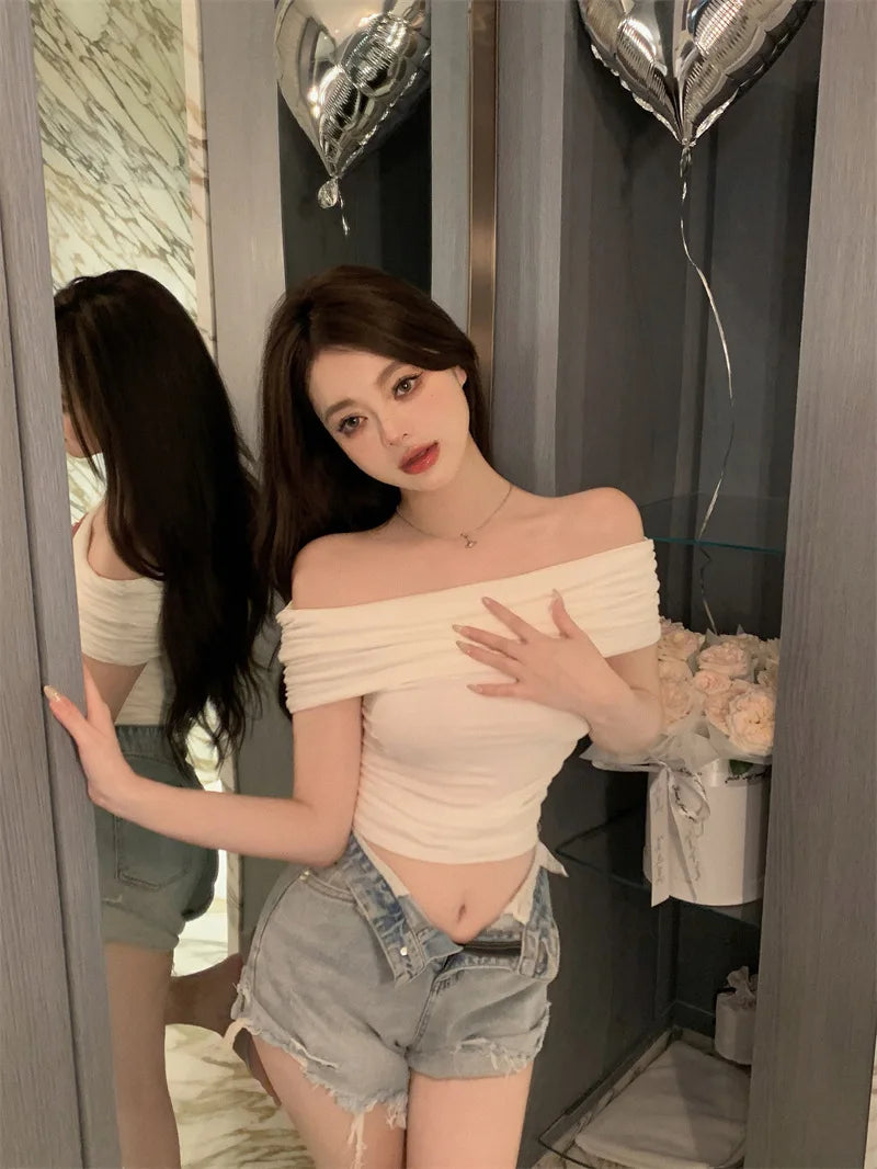 Bare Shoulder Tee