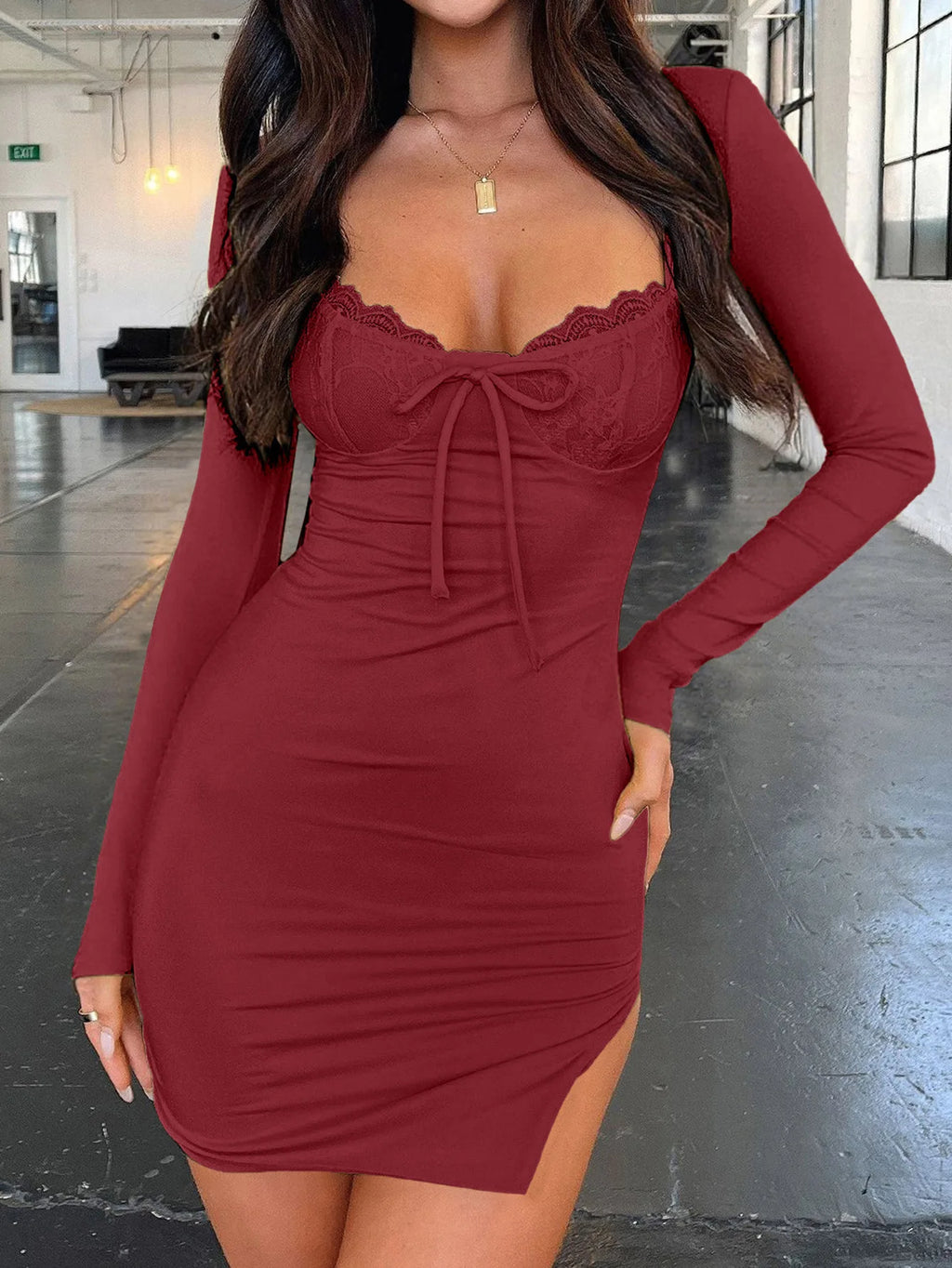 Lace Mini Dress