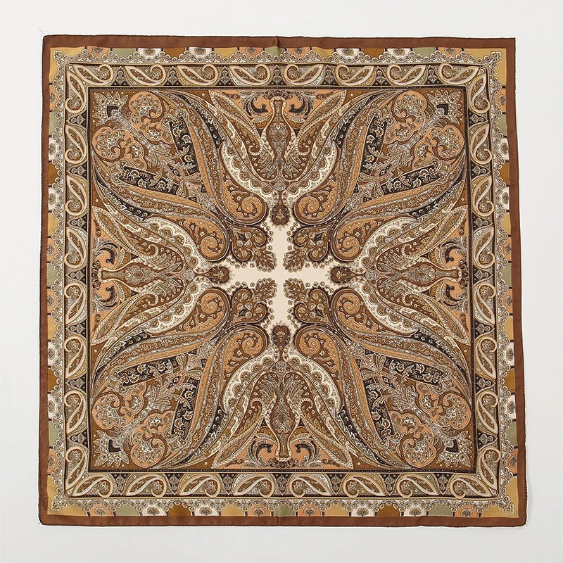 Bohemian Silk Square Scarf