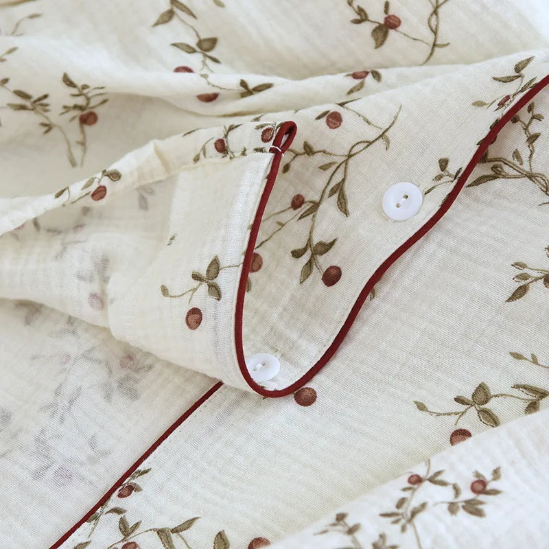 Crepe Cardigan Lounge Set
