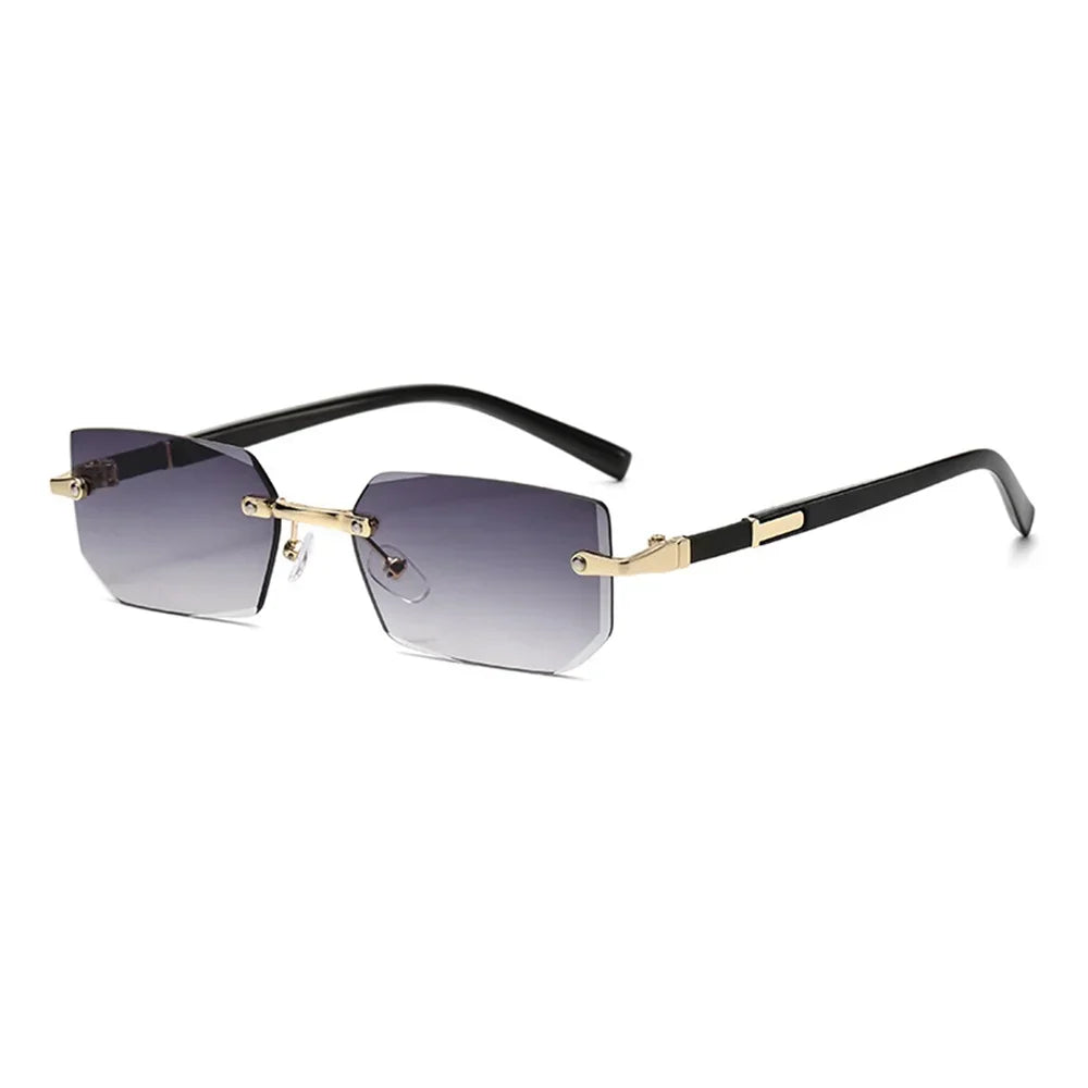 Rimless Rectangle Sunglasses