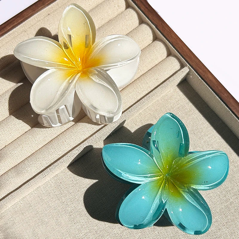 Flower Hair Claw Set