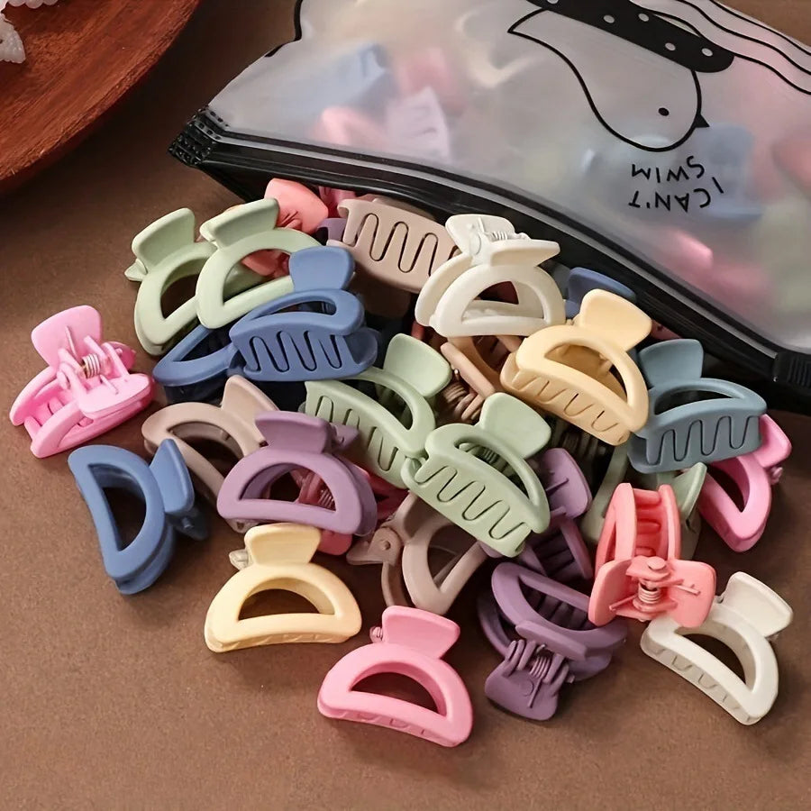 Matte Hollow Hair Claw Clips