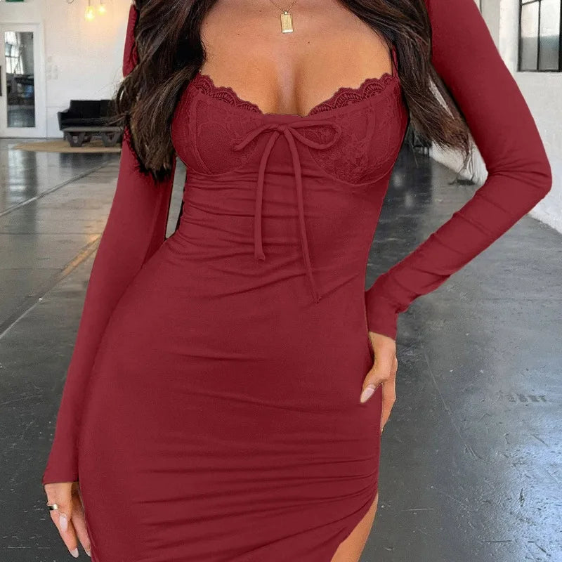Lace Mini Dress