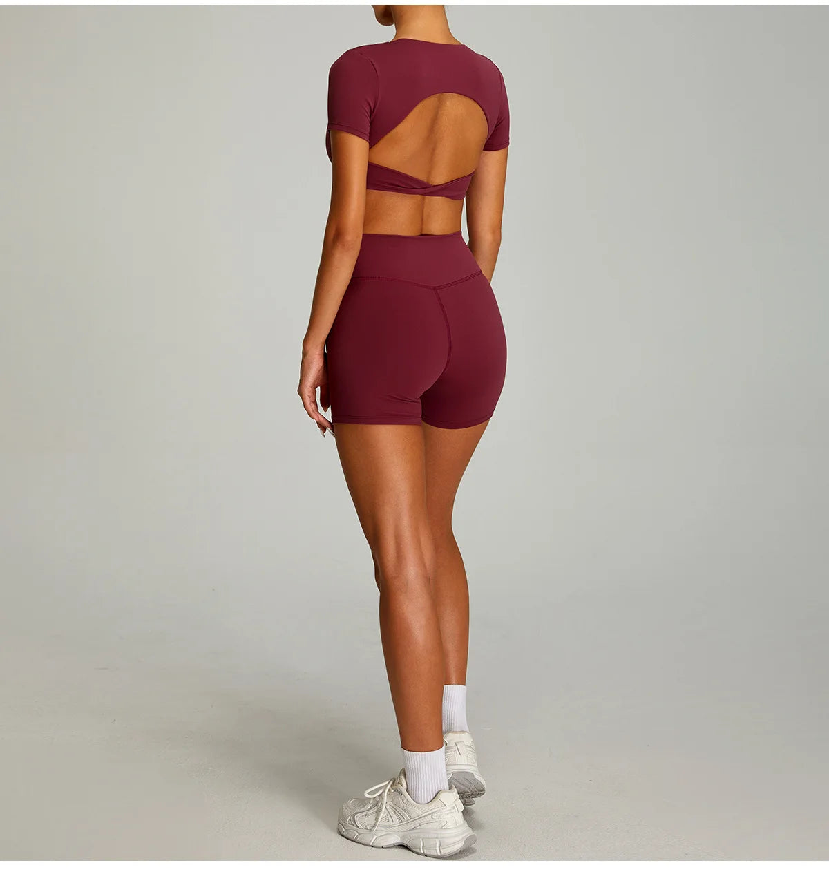 Open Back Crop Top