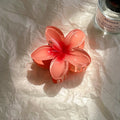 Bohemian Flower Hair Claw Clip For Women Sweet Floral Hair Claws Crab Clamp Barrettes Hawaiian Headwear Beach Accessories Girl