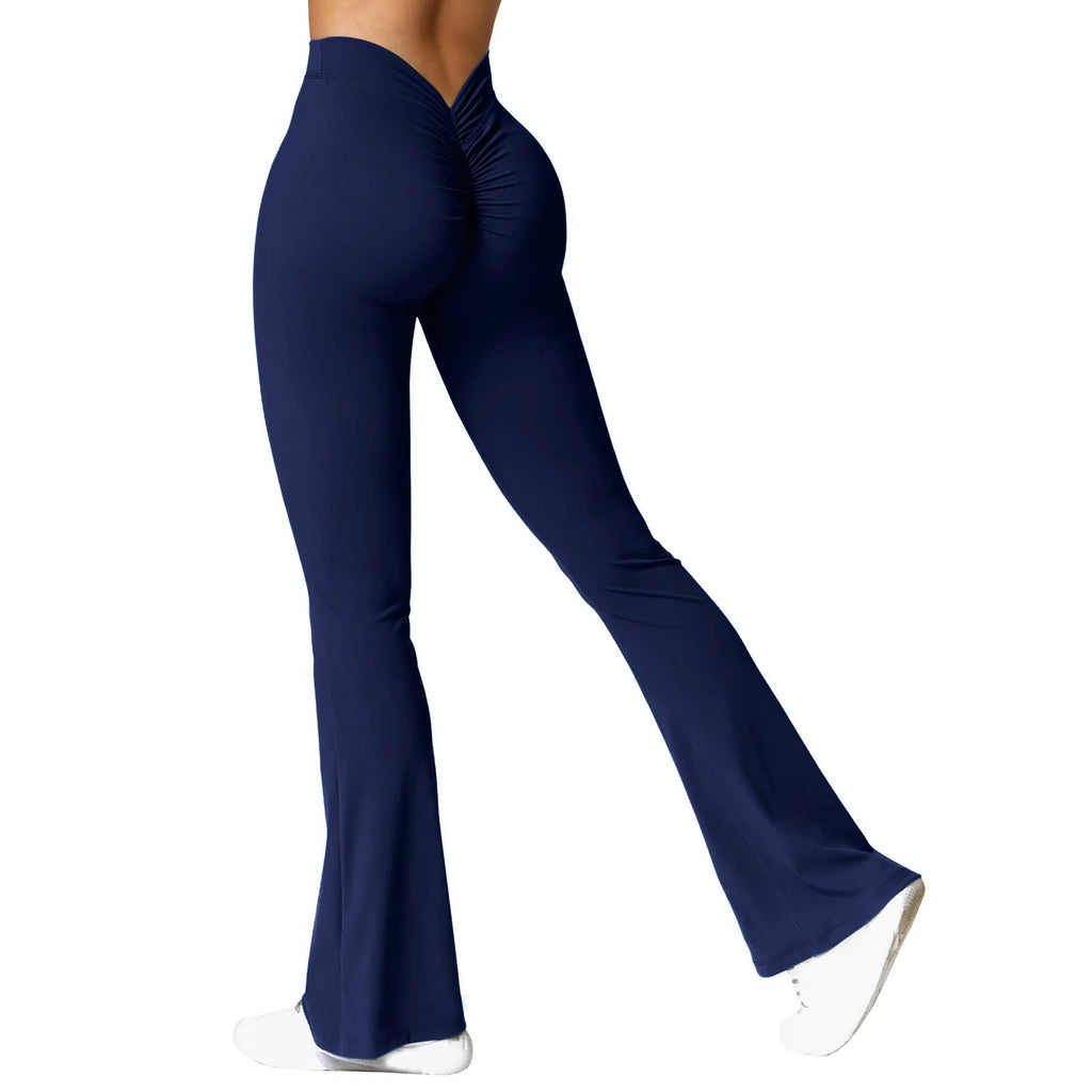 V-Back Flare Leggings