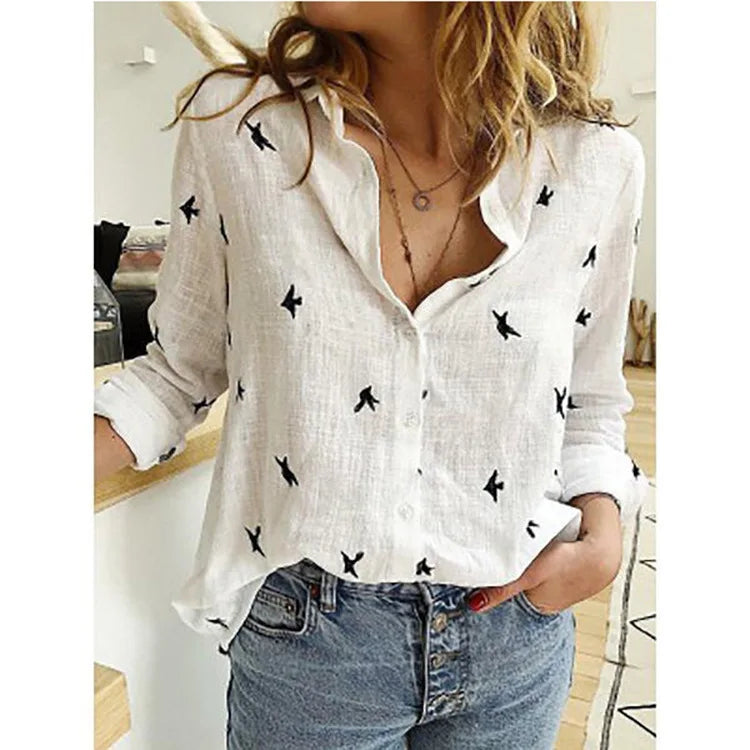 Linen Oversized Blouse