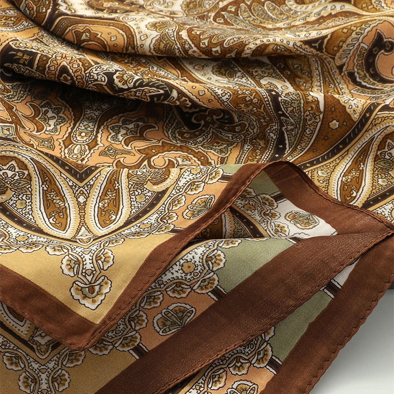 Bohemian Silk Square Scarf