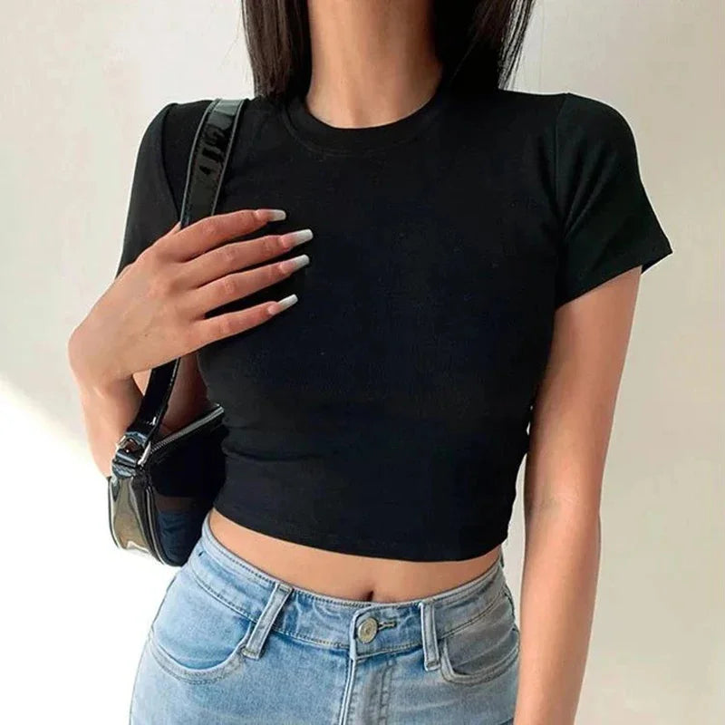 The Essential Crop Tee