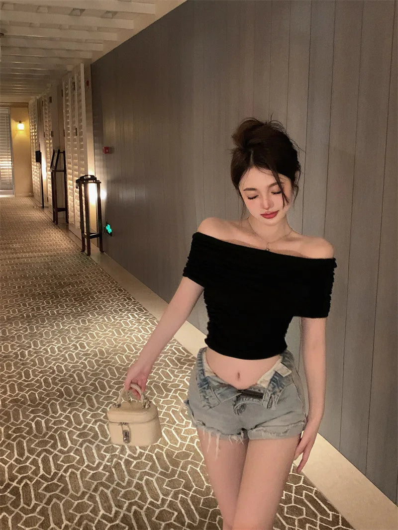 Bare Shoulder Tee
