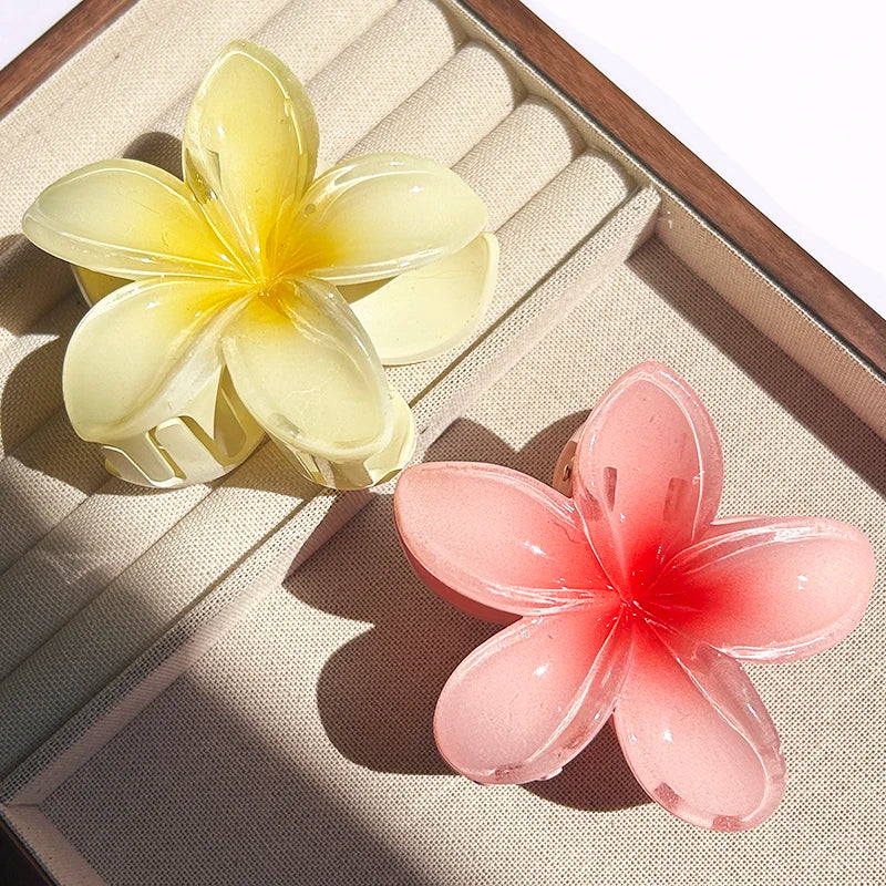 Flower Hair Claw Set