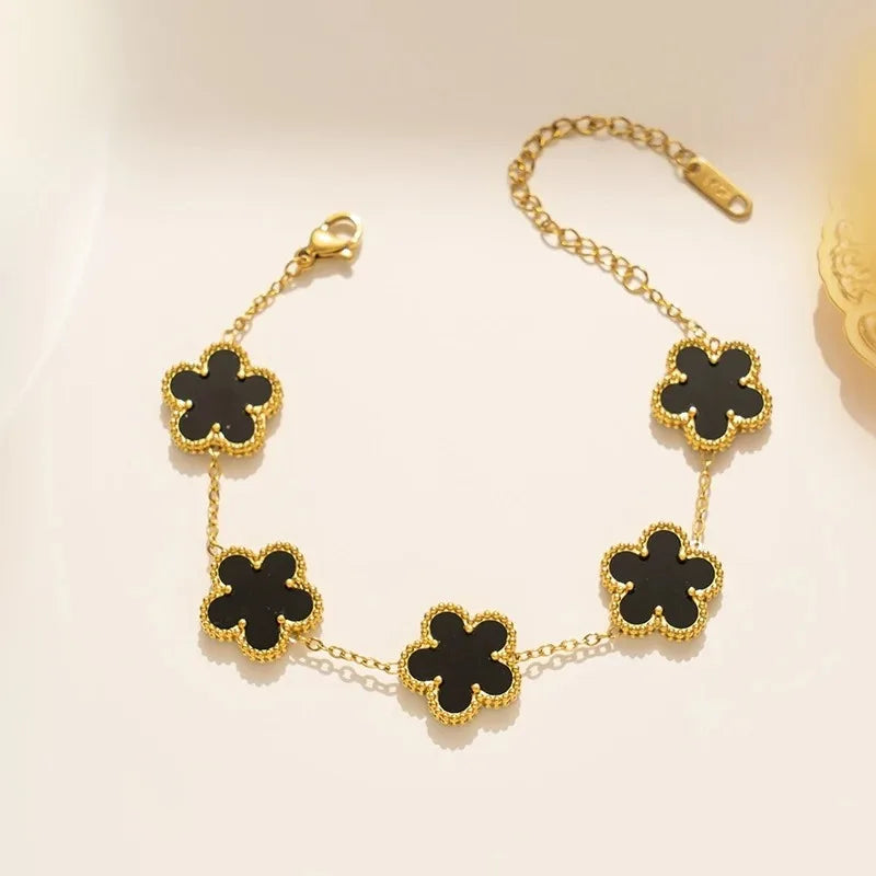 Five Petal Shell Bracelet