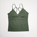 NCLAGEN Vision Twist Front Longline Top Women's Seamless Thin Straps Yoga Gym Workout Vest Running Tank Tops Fitness Clothing