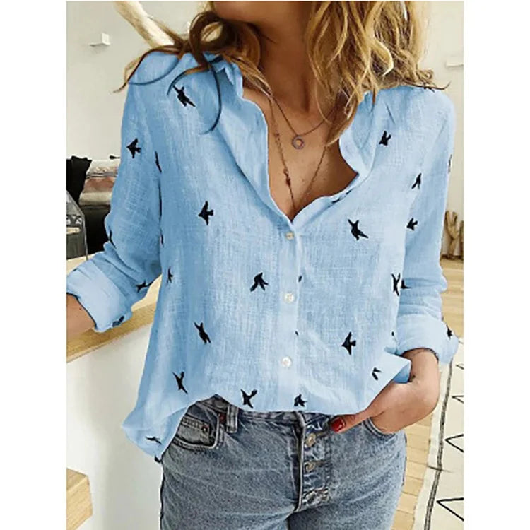 Linen Oversized Blouse