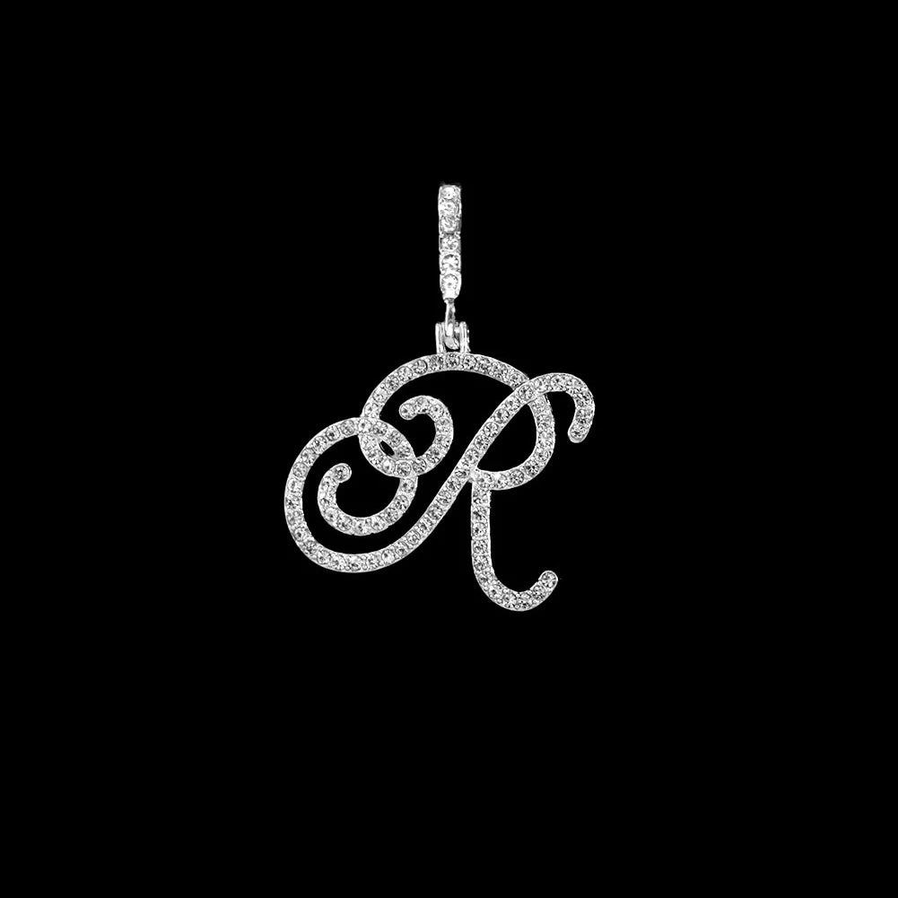 Crystal Initial Letter Necklace