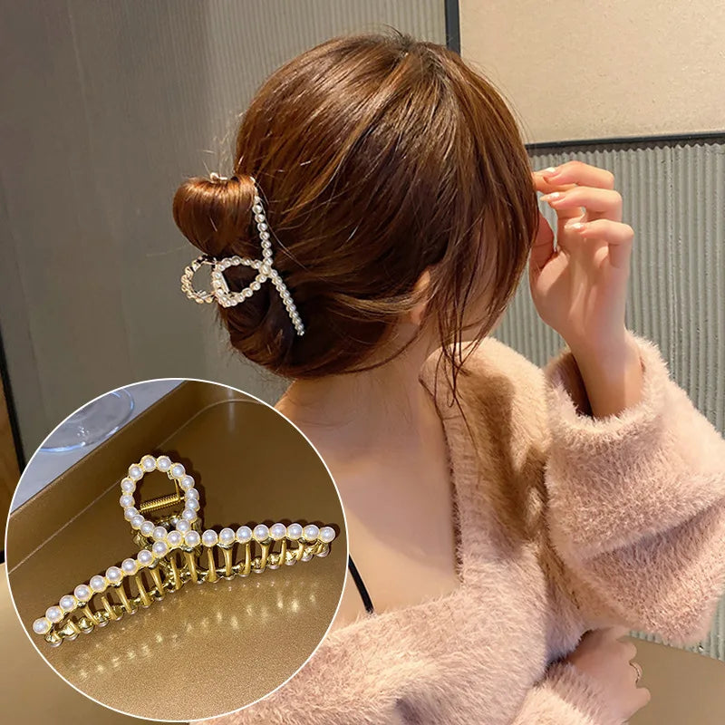 Geometric Metal Hair Claw