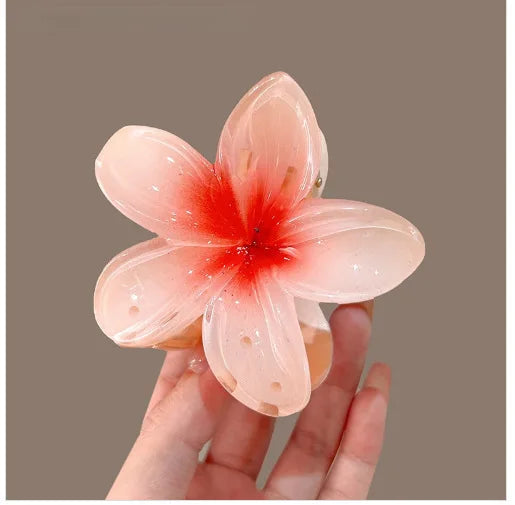 Floral Hair Claw Clip