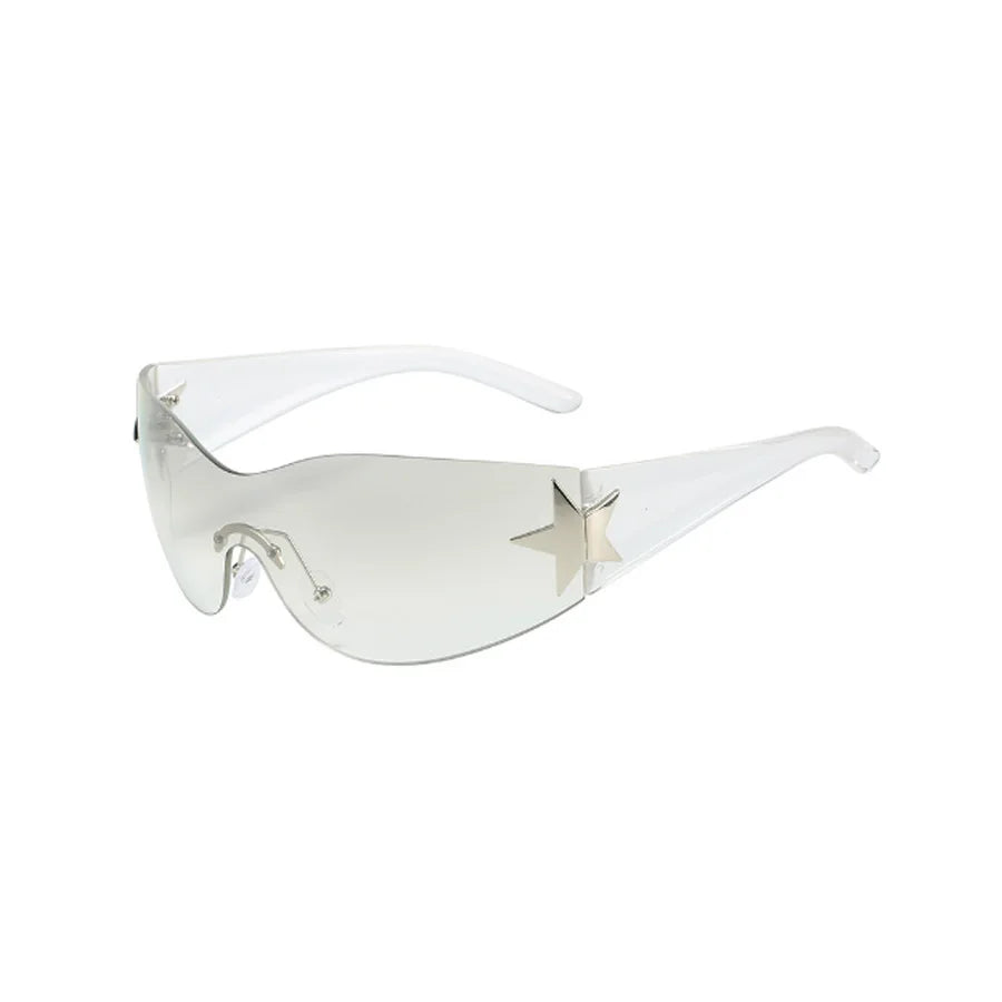 Y2K Star Rimless Sunglasses