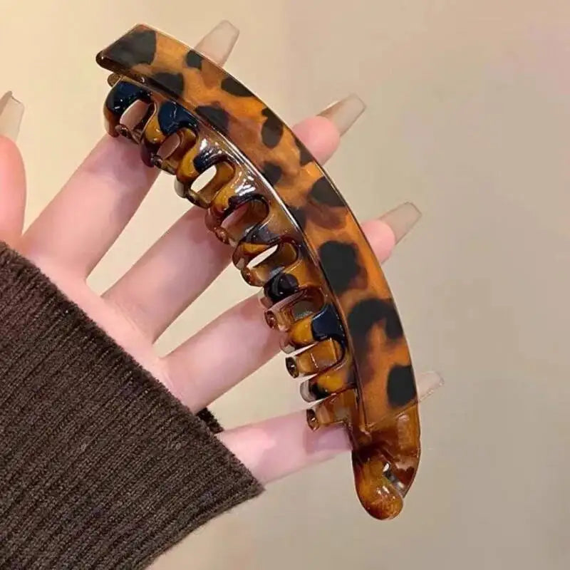 Tortoiseshell Banana Hair Clip
