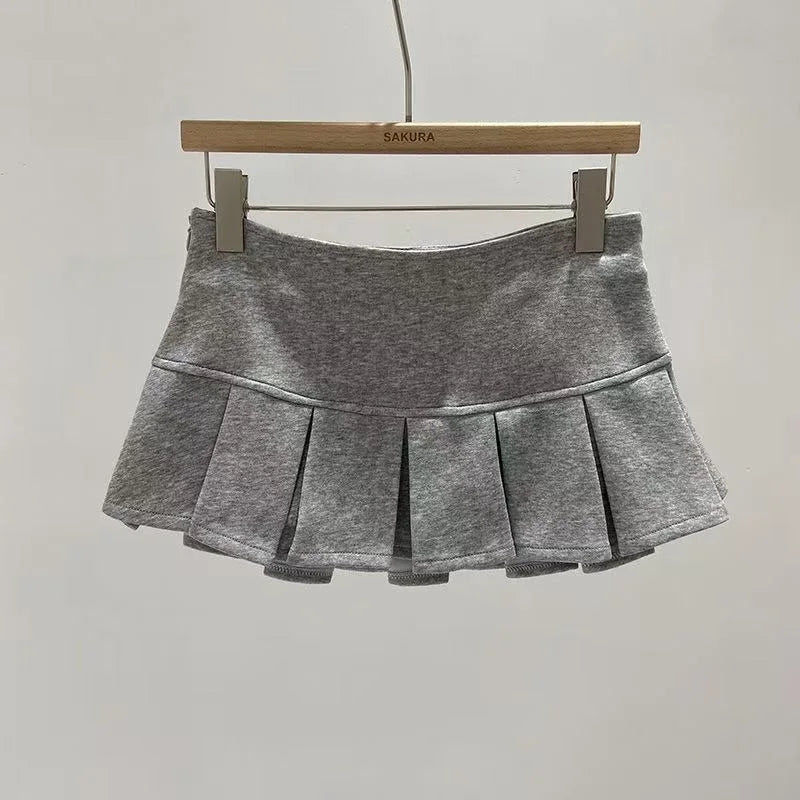 Sexy Mini Skirt Women New Summer Black Fashion Zipper Partywear Casual Slim Pleated Skirt Elegant Versatile Sexy Female Skirt