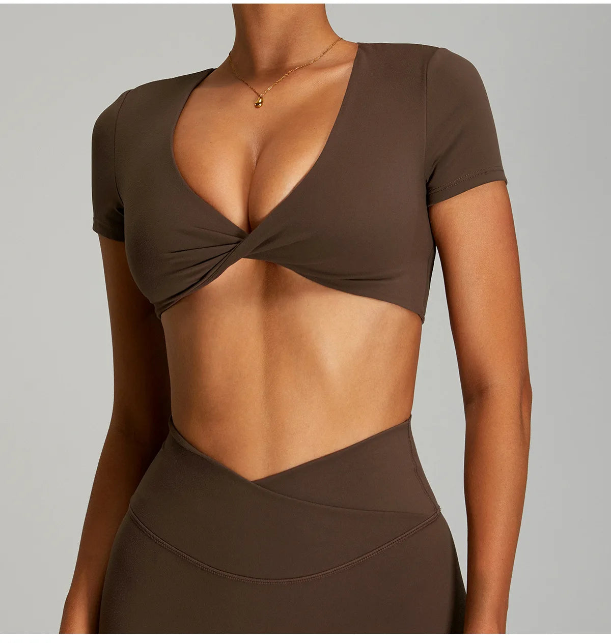 Open Back Crop Top