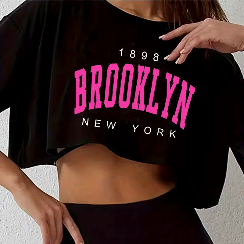 LA Crop Tee