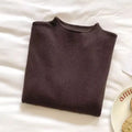 Vintage Slim Turtleneck Knit Pullover