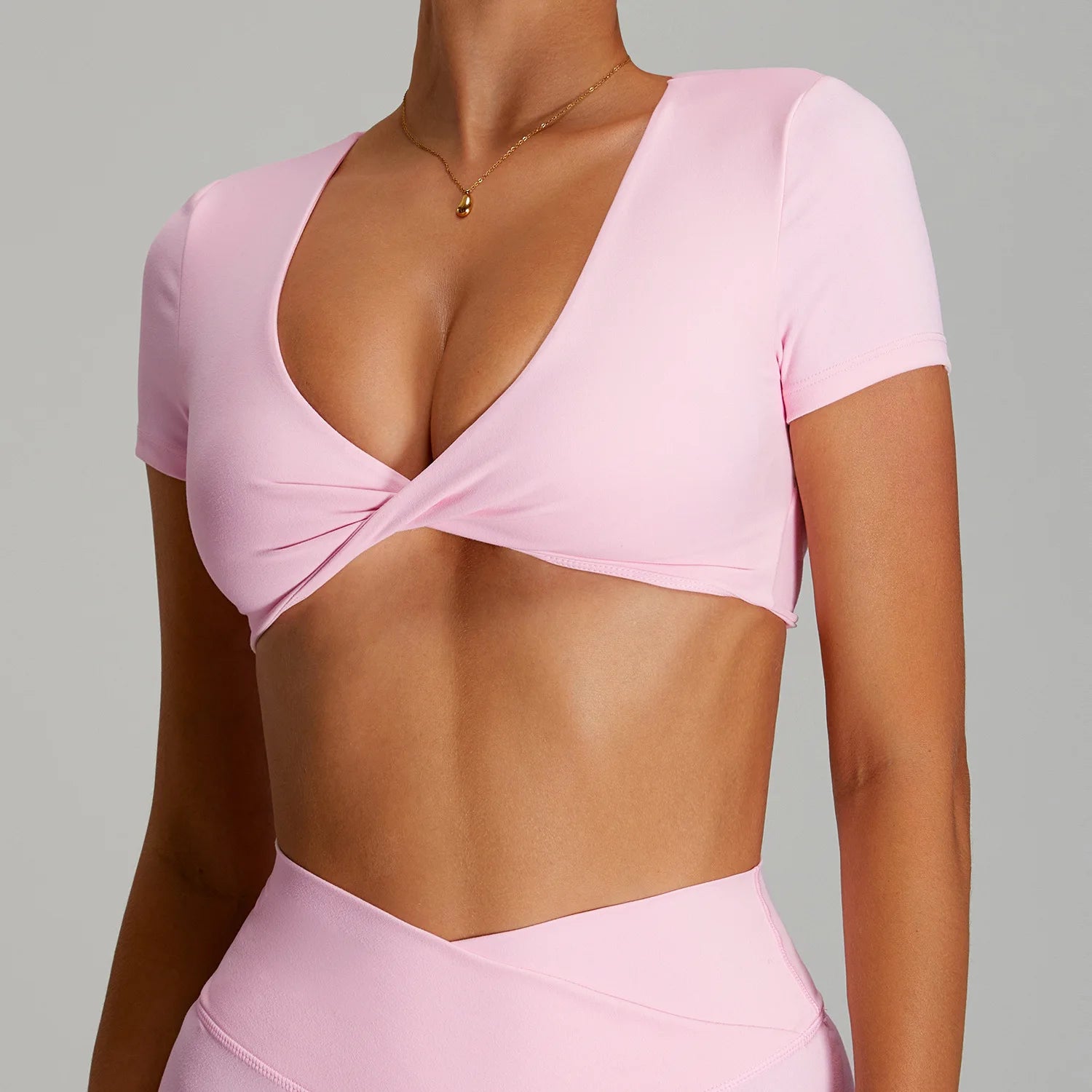 Open Back Crop Top