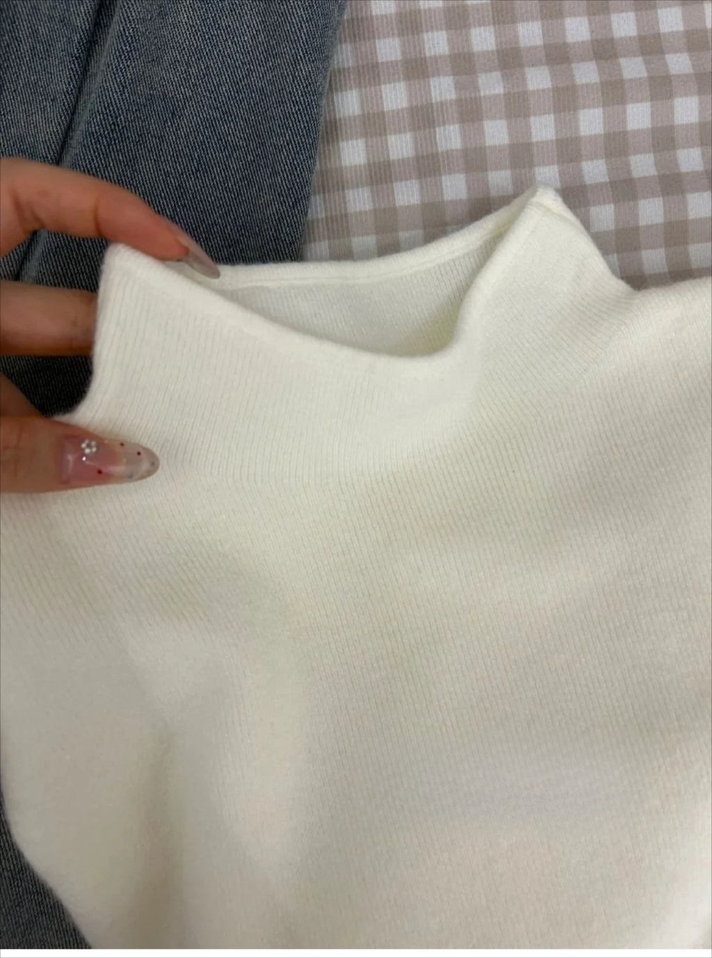 Vintage Slim Turtleneck Knit Pullover