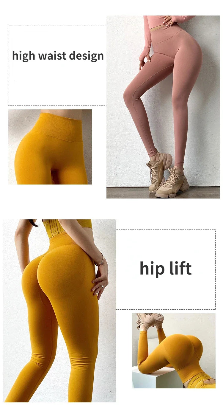 Seamless High-Waist Leggings