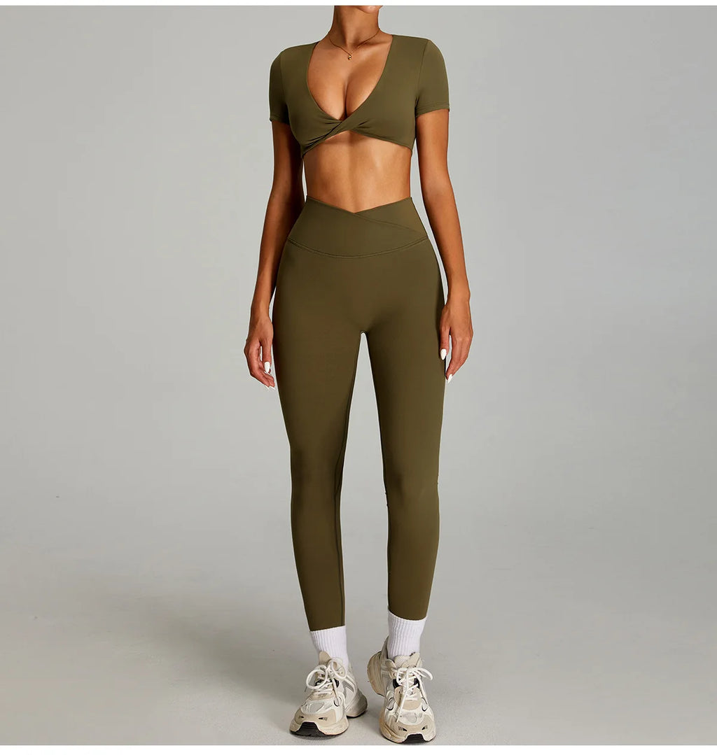 Open Back Crop Top