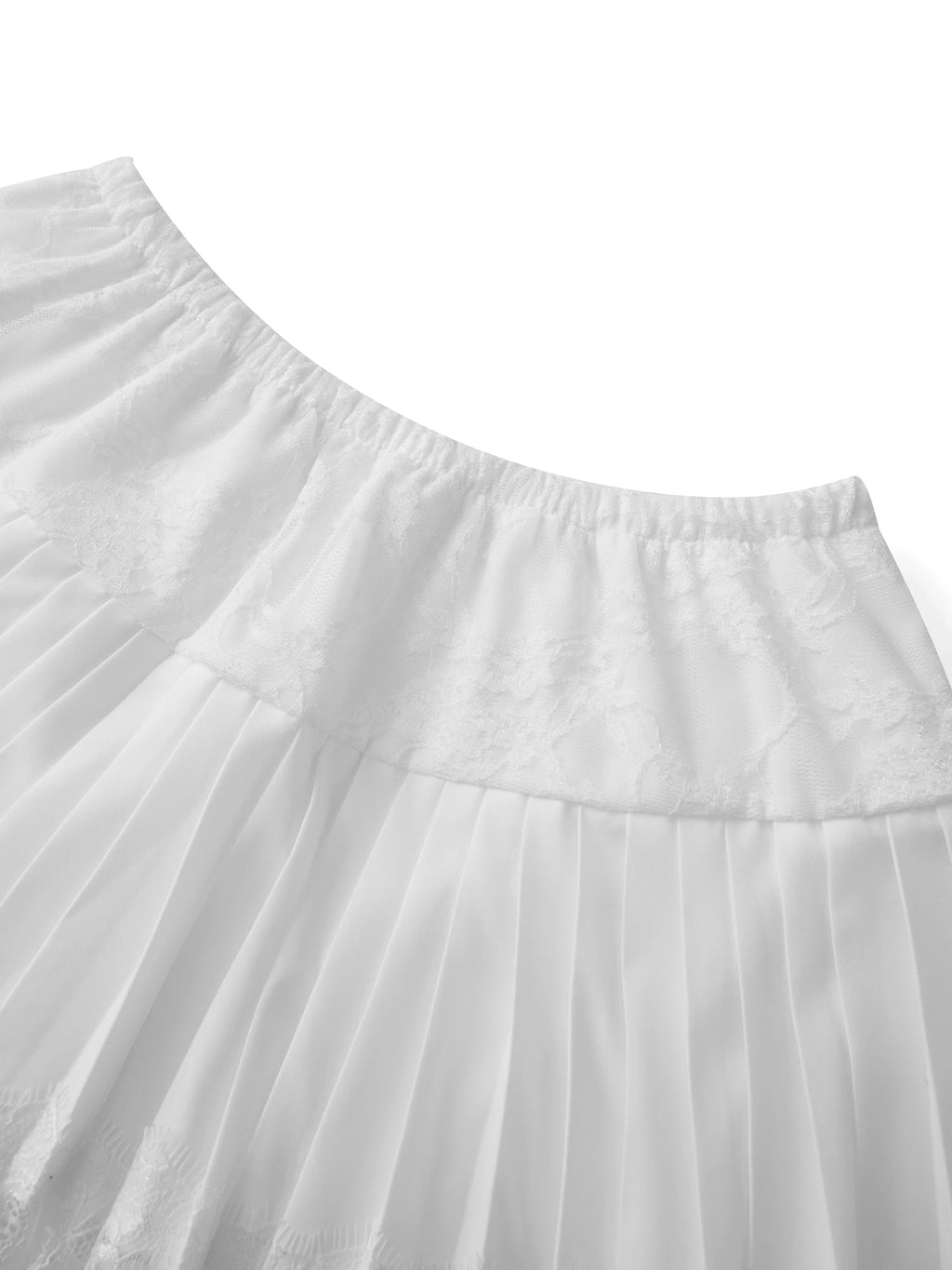 Women s Lace Mini Skirts Casual Low Waist Solid Color Loose Fit Pleated Skirts Summer A-line Skirts