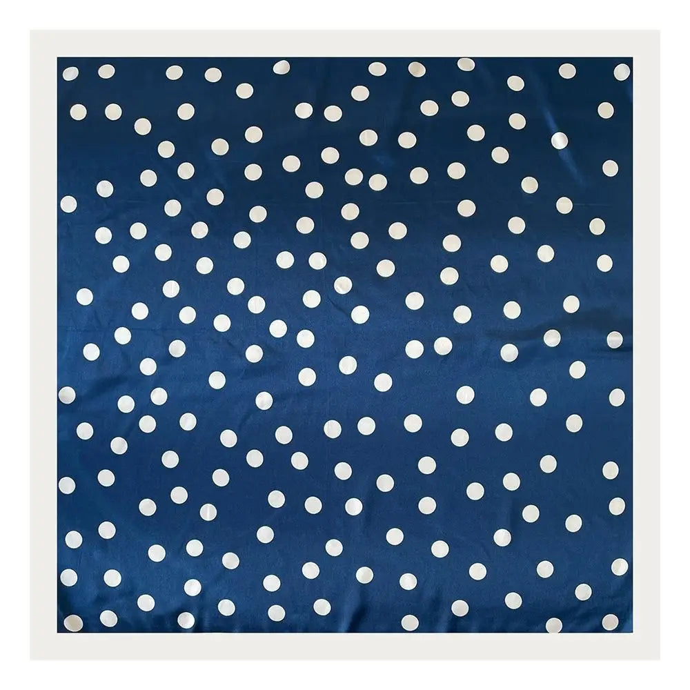 Elegant Printed Dot Print Scarf Geometric Shape Spicy Girls Polka Dot Silk Scarf Headband Hip Hop Small Square Scarf Beach