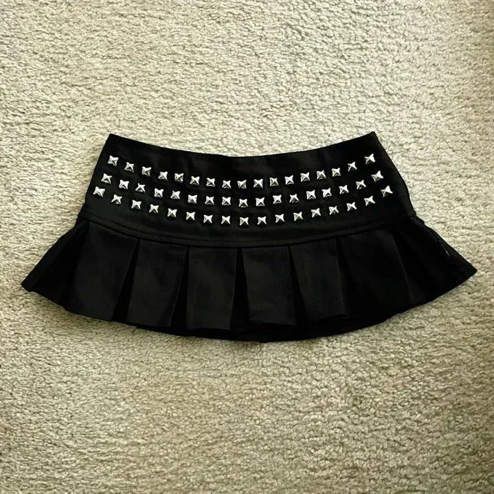 Saint Ivy Y2K Light Blue Kawaii Micro Denim Skirt