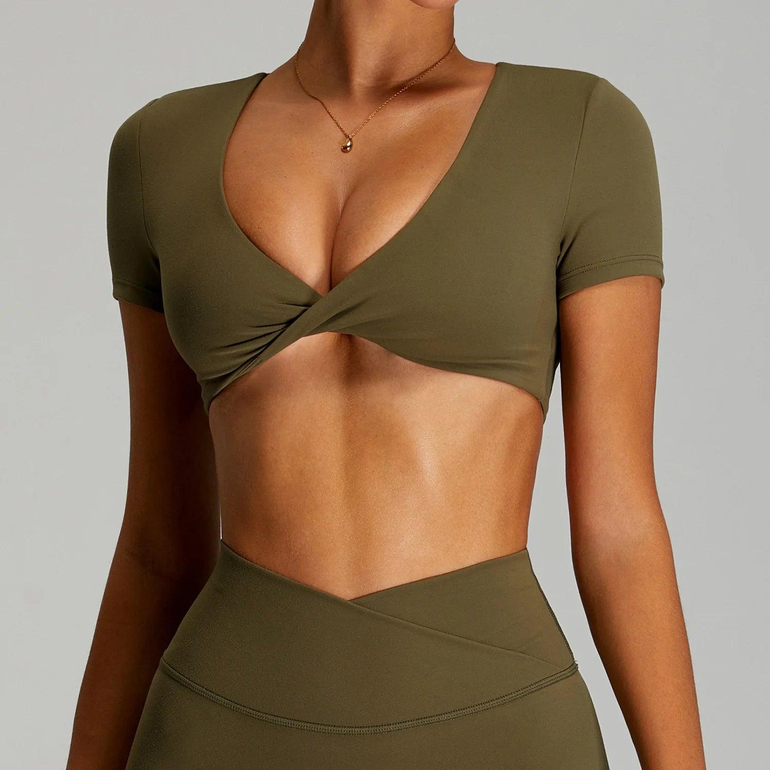 Open Back Crop Top