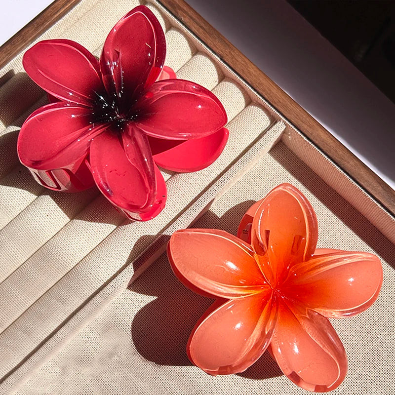 Flower Hair Claw Set