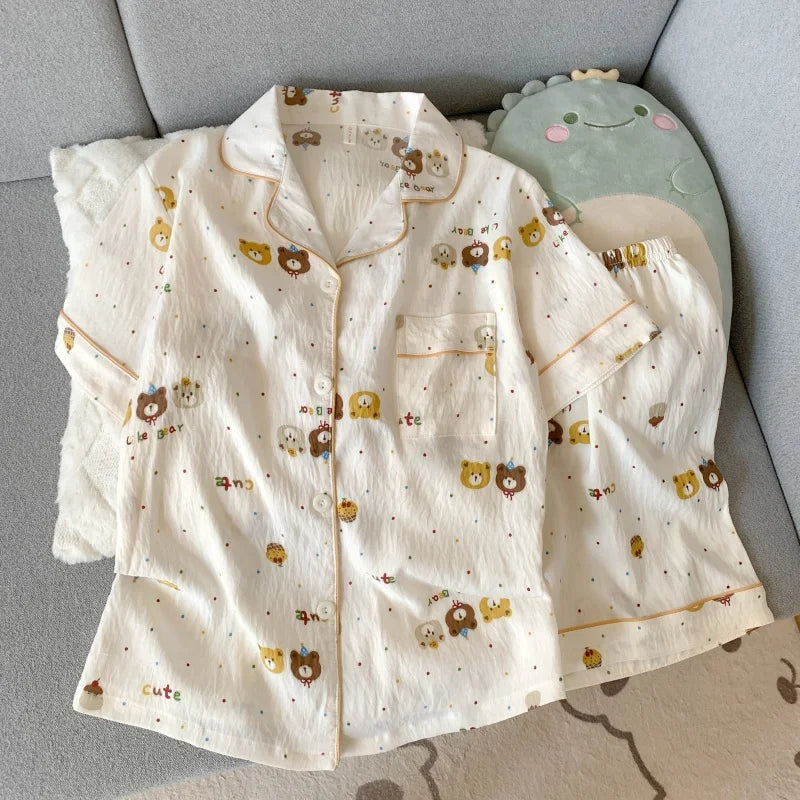 Plaid Dog PJ Set