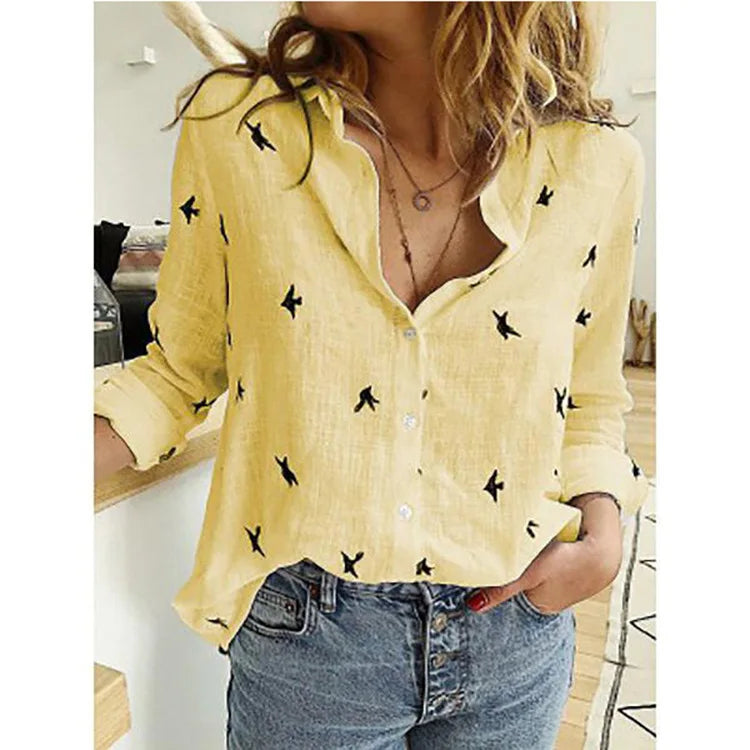 Linen Oversized Blouse