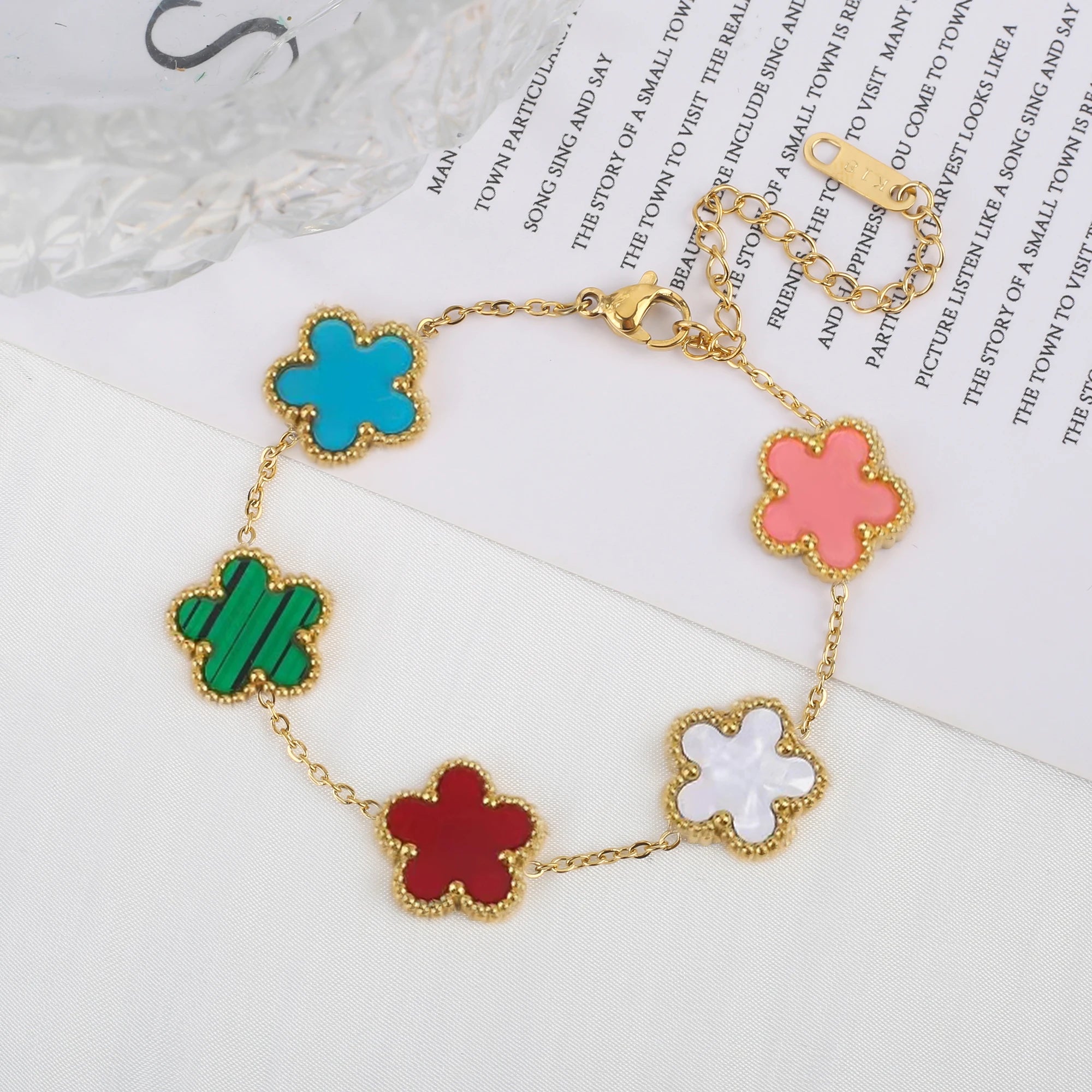 Five Petal Shell Bracelet