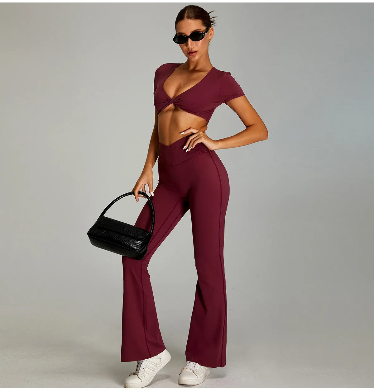 Open Back Crop Top