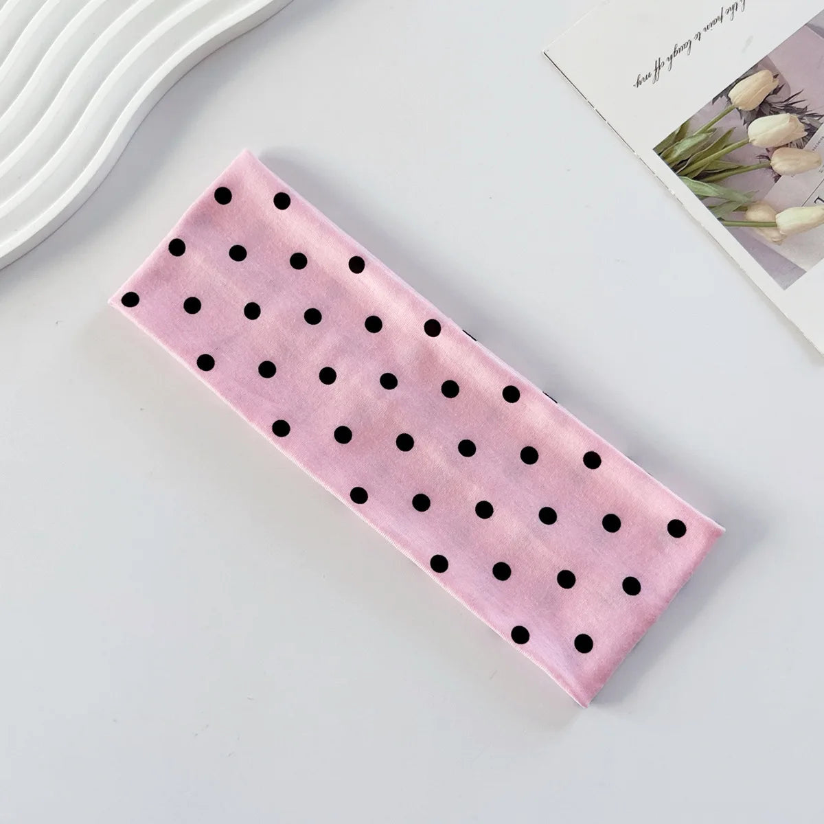 Polka Dot Elastic Headband