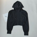 Women's Hooded Running Jacket Cycling Coat Yoga Jogging Shirt Tights Outdoor Sports Gym Clothing Running Wear Sportswear